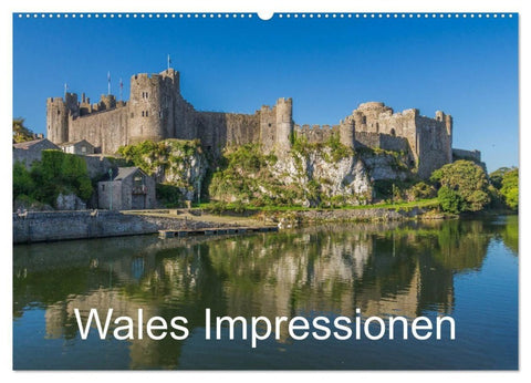 Wales Impressionen (Wandkalender 2027 DIN A2 quer), CALVENDO Monatskalender