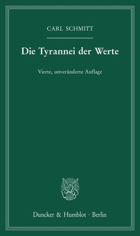 Die Tyrannei der Werte.