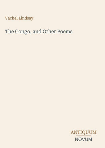 The Congo, and Other Poems