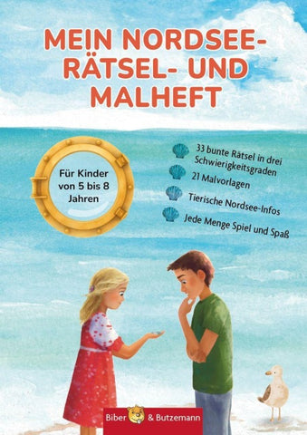 Mein Nordsee-Rätsel- und Malheft
