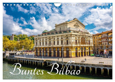 Buntes Bilbao (Wandkalender 2027 DIN A4 quer), CALVENDO Monatskalender