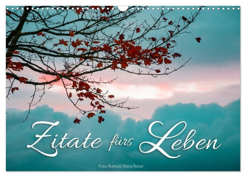 Zitate fürs Leben (Wandkalender 2027 DIN A3 quer), CALVENDO Monatskalender