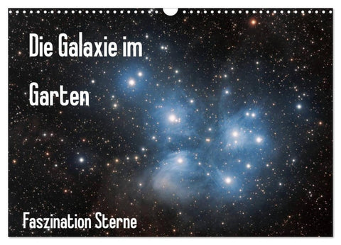 Die Galaxie im Garten (Wandkalender 2026 DIN A3 quer), CALVENDO Monatskalender