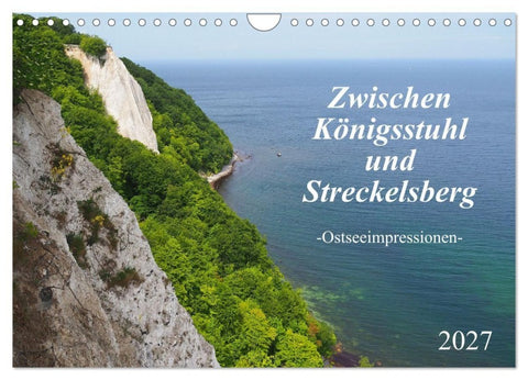 Zwischen Königsstuhl und Streckelsberg (Wandkalender 2027 DIN A4 quer), CALVENDO Monatskalender