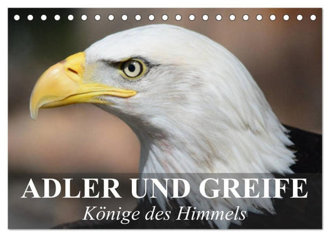 Adler und Greife - Könige des Himmels (Tischkalender 2027 DIN A5 quer), CALVENDO Monatskalender