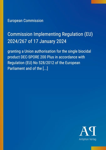 Commission Implementing Regulation (EU) 2024/267 of 17 January 2024