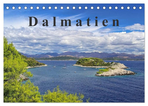Dalmatien (Tischkalender 2027 DIN A5 quer), CALVENDO Monatskalender