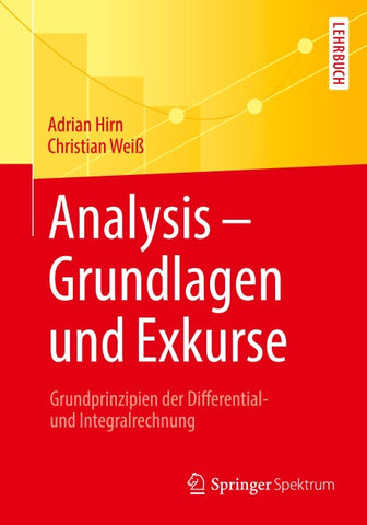 Analysis – Grundlagen und Exkurse