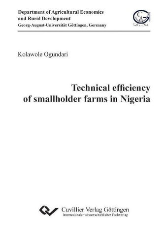 Technical efficiency of smallholder farms in Nigeria