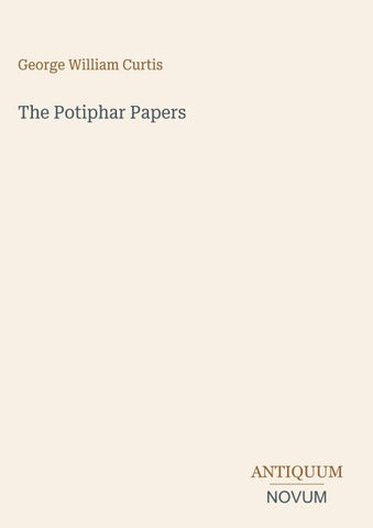 The Potiphar Papers