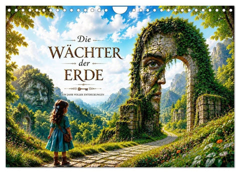 Die Wächter der Erde (Wandkalender 2027 DIN A4 quer), CALVENDO Monatskalender