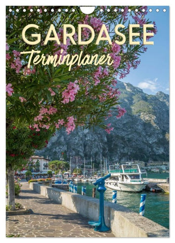 GARDASEE Terminplaner (Wandkalender 2026 DIN A4 hoch), CALVENDO Monatskalender