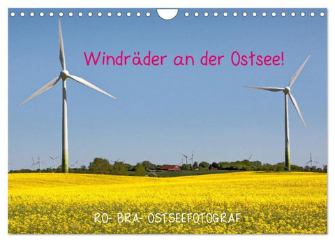 Windräder an der Ostsee! (Wandkalender 2027 DIN A4 quer), CALVENDO Monatskalender