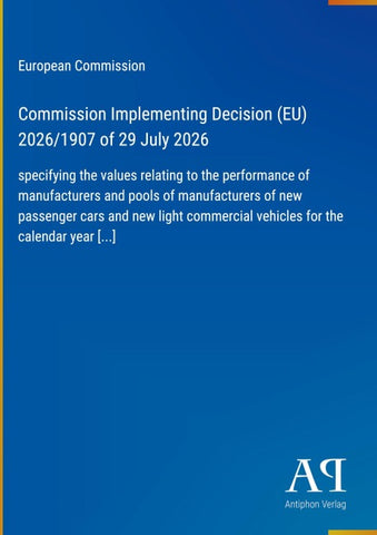 Commission Implementing Decision (EU) 2026/1907 of 29 July 2026