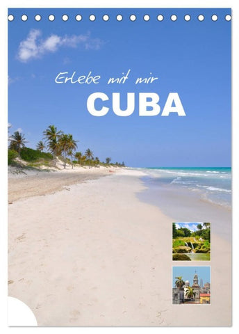 Erlebe mit mir Cuba (Tischkalender 2027 DIN A5 hoch), CALVENDO Monatskalender