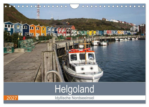Helgoland - idyllische Nordseeinsel (Wandkalender 2027 DIN A4 quer), CALVENDO Monatskalender