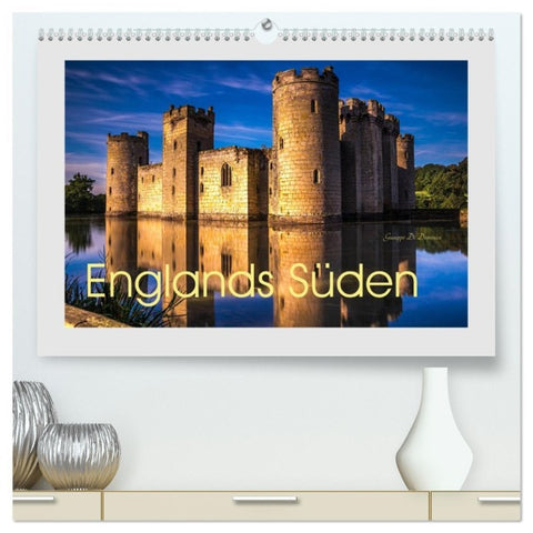 Englands Süden (hochwertiger Premium Wandkalender 2026 DIN A2 quer), Kunstdruck in Hochglanz