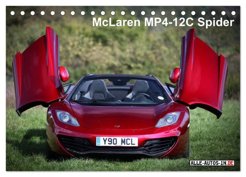 McLaren MP4-12C Spider (Tischkalender 2027 DIN A5 quer), CALVENDO Monatskalender