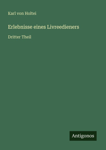 Erlebnisse eines Livreedieners