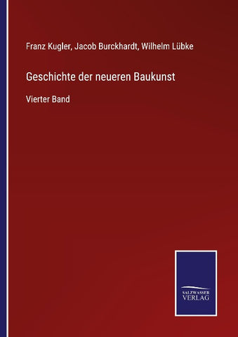 Geschichte der neueren Baukunst