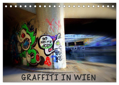 Graffiti in Wien (Tischkalender 2027 DIN A5 quer), CALVENDO Monatskalender