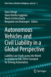 Autonomous Vehicles and Civil Liability in a Global Perspective