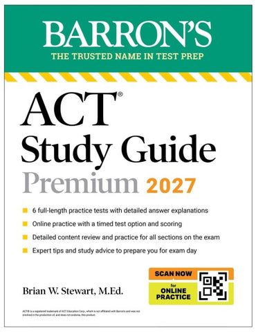 ACT Study Guide Premium, 2027