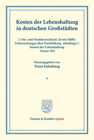Kosten der Lebenshaltung in deutschen Großstädten.