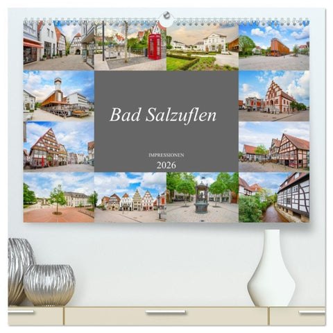 Bad Salzuflen Impressionen (hochwertiger Premium Wandkalender 2026 DIN A2 quer), Kunstdruck in Hochglanz