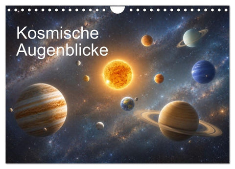 Kosmische Augenblicke (Wandkalender 2027 DIN A4 quer), CALVENDO Monatskalender