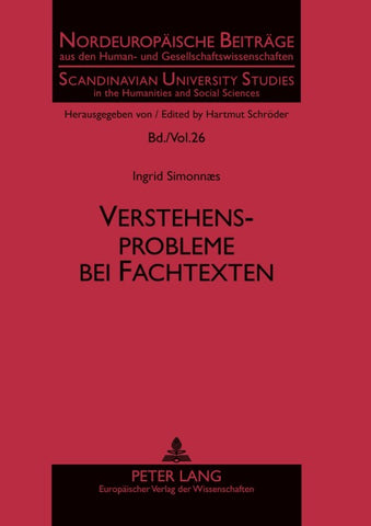 Verstehensprobleme bei Fachtexten