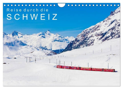 Reise durch die SCHWEIZ (Wandkalender 2027 DIN A4 quer), CALVENDO Monatskalender