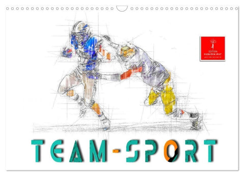 Team-Sport (Wandkalender 2027 DIN A3 quer), CALVENDO Monatskalender