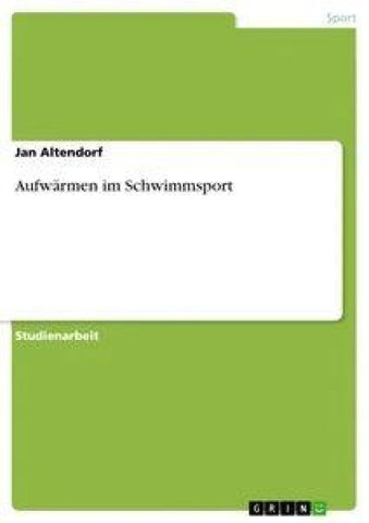 Aufwärmen im Schwimmsport