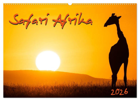 Safari Afrika (Wandkalender 2026 DIN A2 quer), CALVENDO Monatskalender
