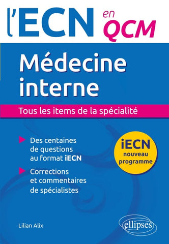 Médecine interne. Tous les items de la spécialité