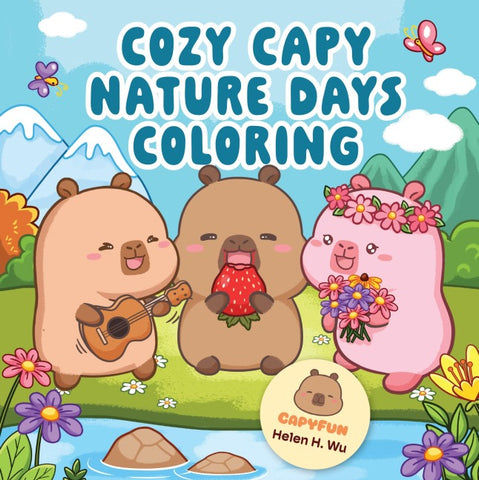 Cozy Capy Nature Days Coloring