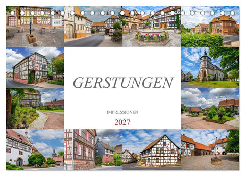 Gerstungen Impressionen (Tischkalender 2027 DIN A5 quer), CALVENDO Monatskalender