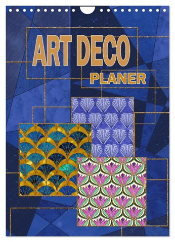 Art Deco Planer (Wandkalender 2027 DIN A4 hoch), CALVENDO Monatskalender