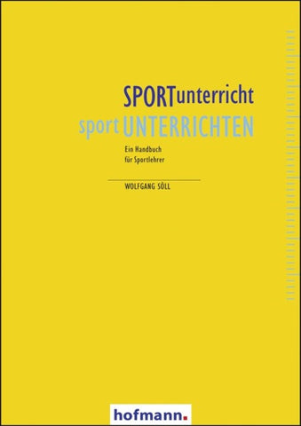 SPORTunterricht - sportUNTERRICHTEN