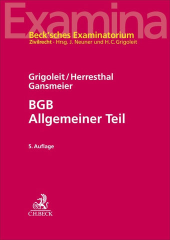 BGB Allgemeiner Teil