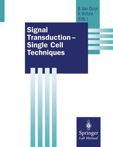 Signal Transduction — Single Cell Techniques