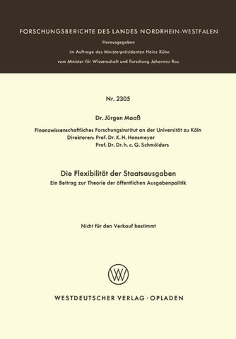 Die Flexibilität der Staatsausgaben