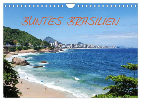 Buntes Brasilien (Wandkalender 2027 DIN A4 quer), CALVENDO Monatskalender