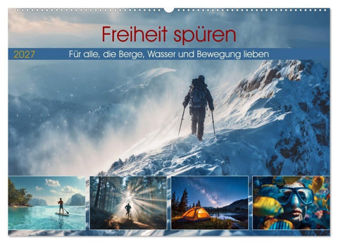 Freiheit spüren (Wandkalender 2027 DIN A2 quer), CALVENDO Monatskalender