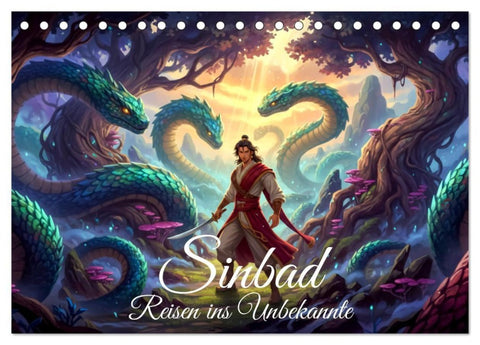 Sinbad – Reisen ins Unbekannte (Tischkalender 2027 DIN A5 quer), CALVENDO Monatskalender