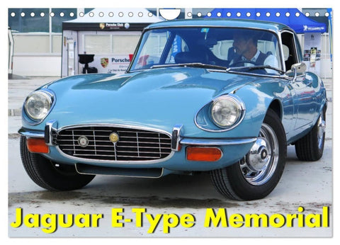 Jaguar E-Type Memorial (Wandkalender 2027 DIN A4 quer), CALVENDO Monatskalender