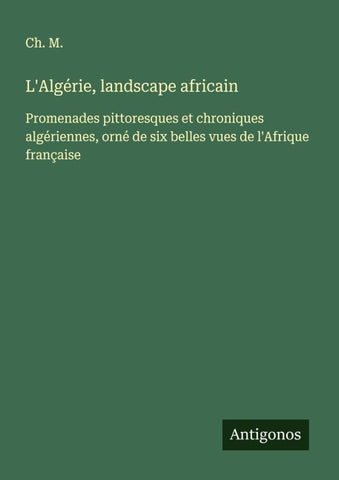 L'Algérie, landscape africain
