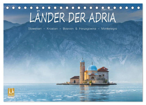 Länder der Adria (Tischkalender 2026 DIN A5 quer), CALVENDO Monatskalender