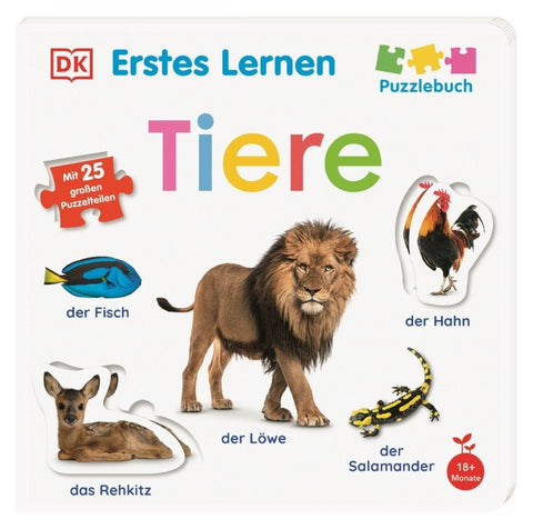 Erstes Lernen Puzzlebuch. Tiere
